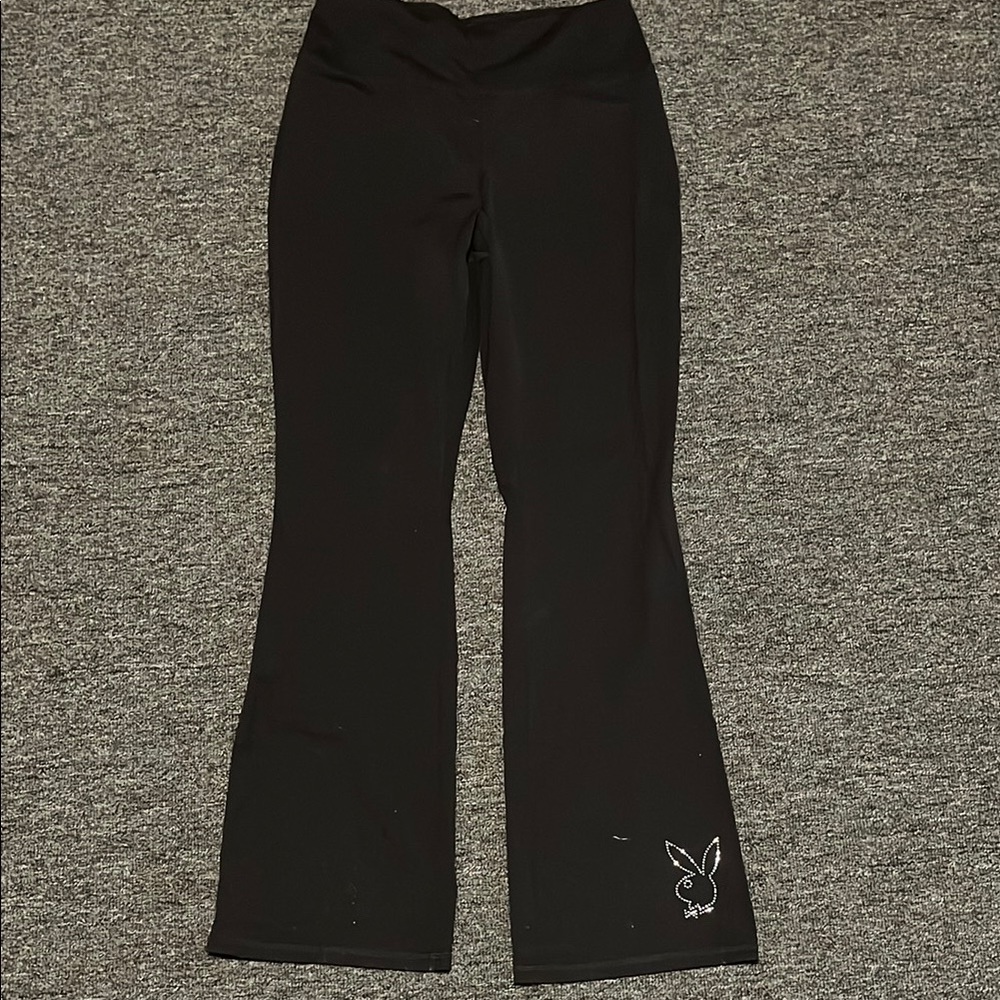 Playboy Black Flared Bottoms